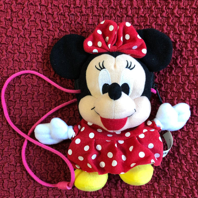 Disney(ディズニー)のミニーちゃん　財布 エンタメ/ホビーのおもちゃ/ぬいぐるみ(キャラクターグッズ)の商品写真