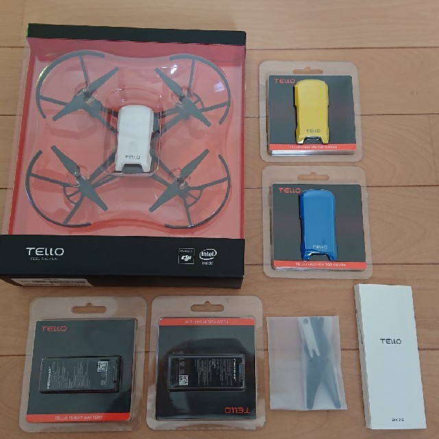 tello ドローン dji【美品!付属品多数アリ!】 - トイラジコン