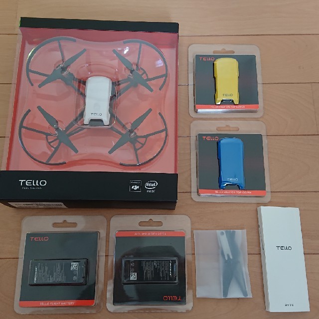 tello ドローン dji【美品！付属品多数アリ！】 - トイラジコン