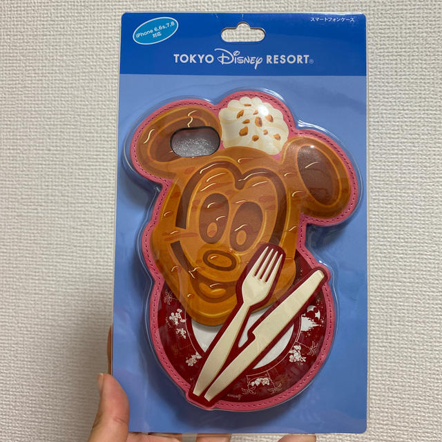 Disney(ディズニー)のミッキーワッフル型iPhoneケース スマホ/家電/カメラのスマホアクセサリー(iPhoneケース)の商品写真