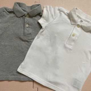 ムジルシリョウヒン(MUJI (無印良品))の無印良品　ポロシャツ2枚セット　90㎝(Tシャツ/カットソー)