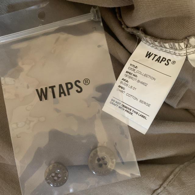 19SS WTAPS BUDS LS XL SAND 3