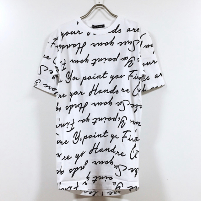 総柄Tシャツ　ユニセックス　レター柄　クルーネック メンズのトップス(Tシャツ/カットソー(半袖/袖なし))の商品写真