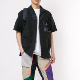 カラー(kolor)のkolor 19ss コントラストパッチショートスリーブシャツ(シャツ)