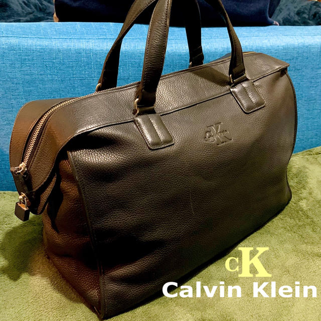 Calvin Klein カルバンクライン バック 旅行 仕事 本革 重厚