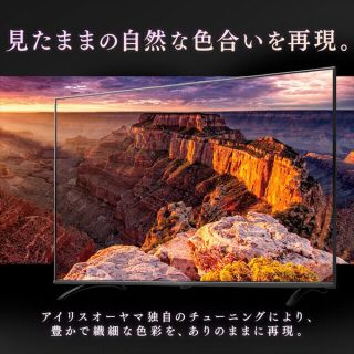 アイリスオーヤマ(アイリスオーヤマ)のアイリスオーヤマ4K対応液晶テレビ43型　　4Kチューナー付き(テレビ)