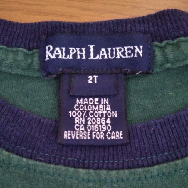 Ralph Lauren(ラルフローレン)の値下げ　ラルフローレン　半袖Tシャツ2T　 キッズ/ベビー/マタニティのキッズ服男の子用(90cm~)(Tシャツ/カットソー)の商品写真