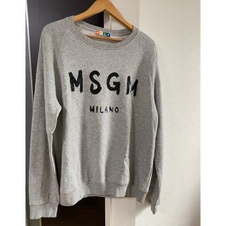 エムエスジイエム(MSGM)のMSGM スウェット　グレー(スウェット)