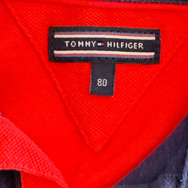 TOMMY HILFIGER(トミーヒルフィガー)のトミーヒルフィガー　ポロシャツ  80 TOMMYHILFGER キッズ/ベビー/マタニティのベビー服(~85cm)(Ｔシャツ)の商品写真