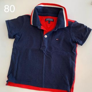 トミーヒルフィガー(TOMMY HILFIGER)のトミーヒルフィガー　ポロシャツ  80 TOMMYHILFGER(Ｔシャツ)