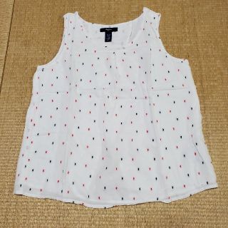 ギャップキッズ(GAP Kids)のGAPKIDSドット柄ノースリーブカットソー双子①(Tシャツ/カットソー)