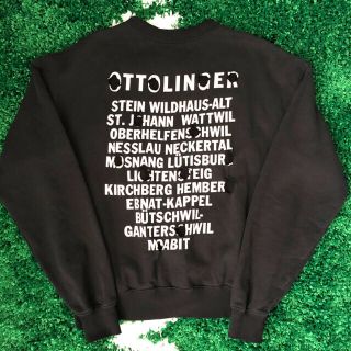 OFF-WHITE - OTTOLINGER BURNED SWEATSHIRT Mサイズ 確実正規品の通販