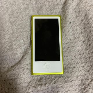 アップル(Apple)のiPodnano7世代yellow(ポータブルプレーヤー)