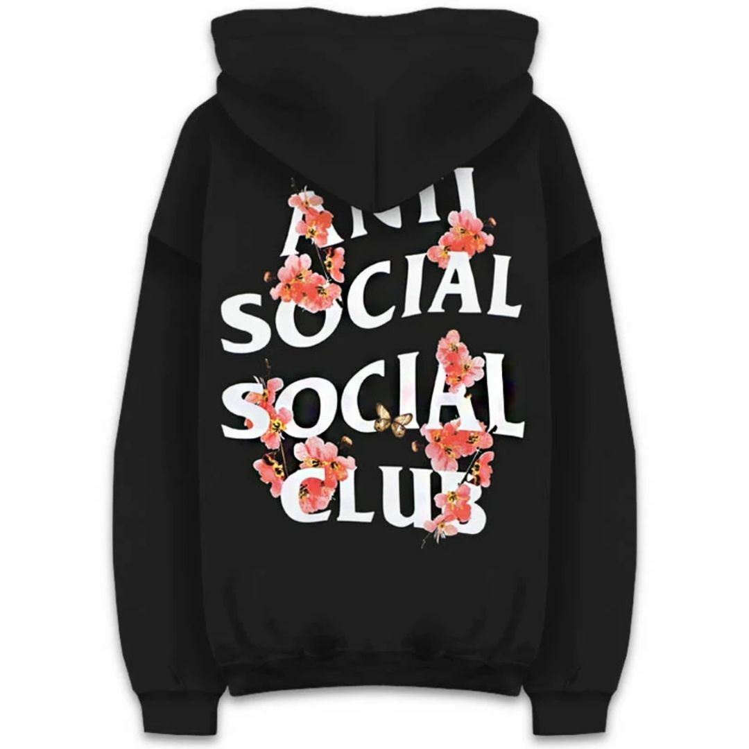 ASSC Kkoch Black Hoodie アンチソーシャル パーカー M