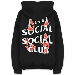 アンチソーシャルソーシャルクラブ(ANTI SOCIAL SOCIAL CLUB)のASSC Kkoch Black Hoodie アンチソーシャル パーカー M(パーカー)