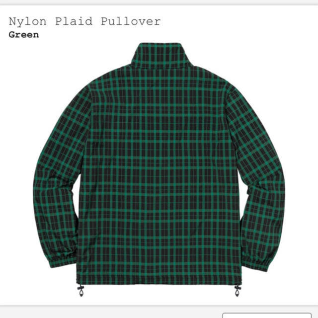 supreme nylon plaid pullover 18fw