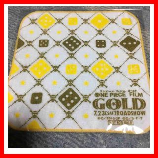 ★72【最終値】ワンピース タオルハンカチ FILM GOLD 非売品(タオル)