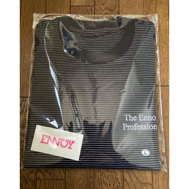 1LDK SELECT - 新品未使用 ENNOY ボーダーTシャツ ネイビー Lサイズ