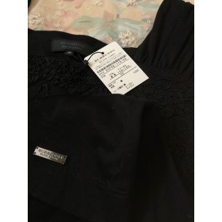 バーバリーブラックレーベル(BURBERRY BLACK LABEL)の新品　バーバリー  ブラックレーベル　レース　トップス　マックスマーラー  (カットソー(半袖/袖なし))