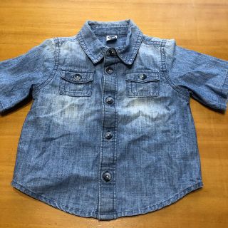 オールドネイビー(Old Navy)のOLD NAVY 半袖シャツ　6〜12M(シャツ/カットソー)