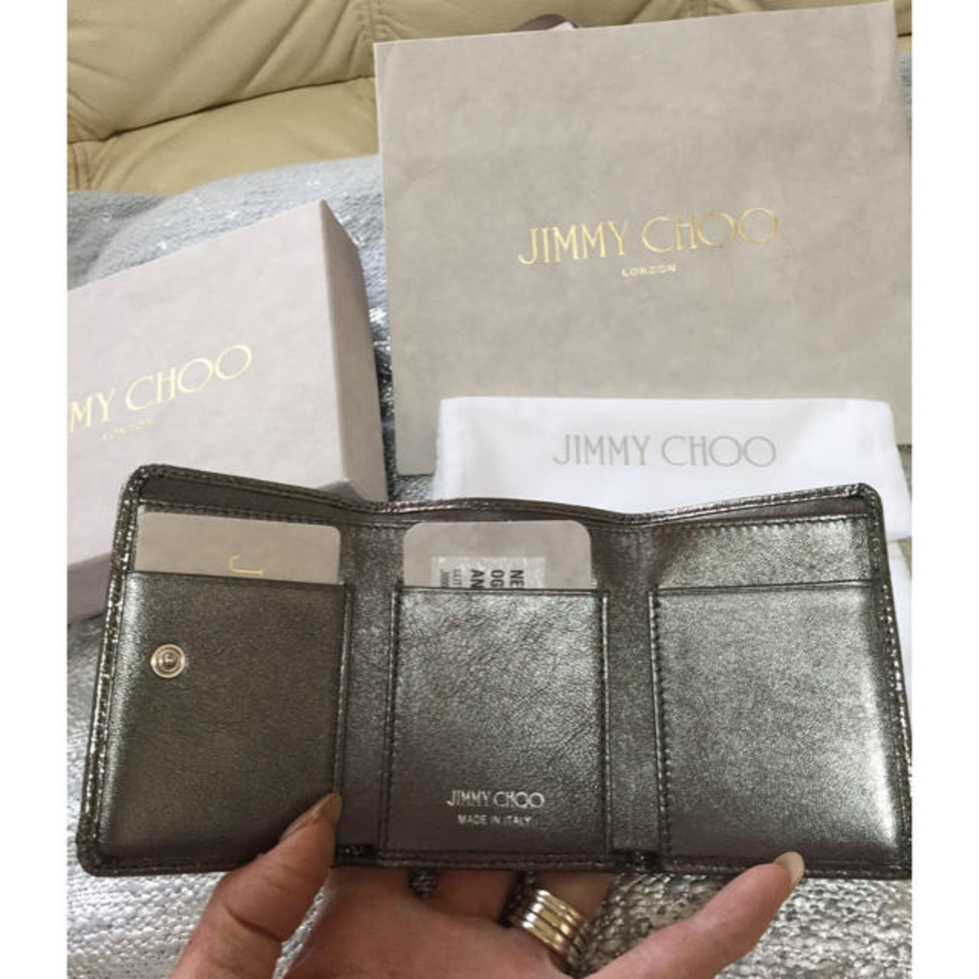 JIMMY CHOO(ジミーチュウ)の★jimmy  Choo★コンパクト財布★新品未使用★ レディースのファッション小物(財布)の商品写真