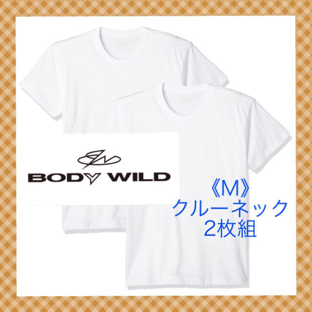 GUNZE(グンゼ)の【ボディワイルド】 クルーネック半袖Tシャツ《M》 2枚組 SBW-2W②M メンズのアンダーウェア(その他)の商品写真