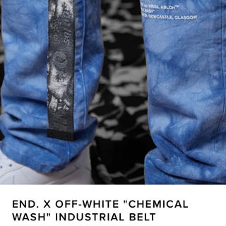 オフホワイト(OFF-WHITE)のEND. x Off-White "CHEMICAL WASH"  Belt(ベルト)