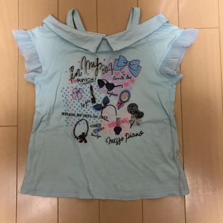 メゾピアノ(mezzo piano)のmezzo piano カットソー（半袖）140cm(Tシャツ/カットソー)