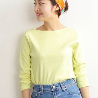 イエナ(IENA)のIENA 【イエナ】 ☆AURALEE*IENA 別注ボートネックTシャツ 新品(カットソー(長袖/七分))