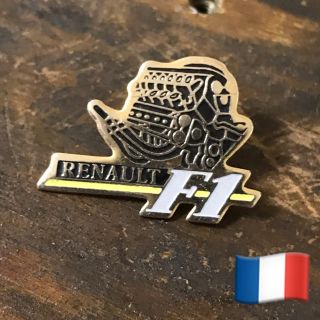 ルノー(RENAULT)の＊ 90s France ルノー 二気筒エンジン F-1 レース PINS ＊ (車内アクセサリ)