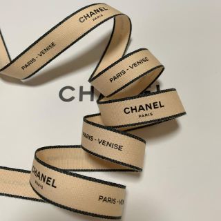 シャネル(CHANEL)のCHANEL ラッピング リボン ベージュピンク 1m(ラッピング/包装)