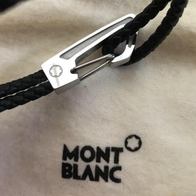 MONTBLANC(モンブラン)のモンブラン ブレスレット レザー メンズ メンズのアクセサリー(ブレスレット)の商品写真