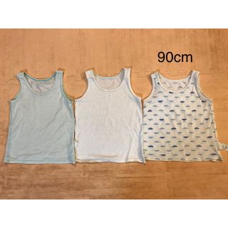 ユニクロ(UNIQLO)のユニクロ　肌着セット　メッシュ　90cm(下着)