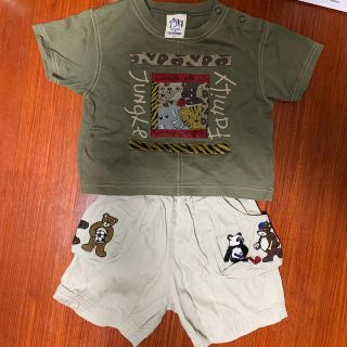 カステルバジャック(CASTELBAJAC)のCASTELBAJAC kids 80㎝半袖、ハーフパンツ上下セット(Ｔシャツ)