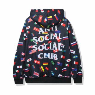 アンチ(ANTI)のANTI SOCIAL SOCIAL CLUB 国旗パーカー Mサイズ(パーカー)