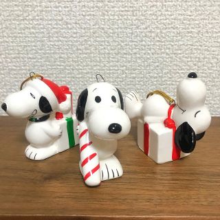 スヌーピー(SNOOPY)のスヌーピー ビンテージ オーナメント フィギュア クリスマス(アメコミ)