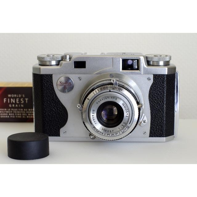 コニカKonica ⅡB Hexar 1:3.5/50mm 完動美品・試写済 - フィルムカメラ