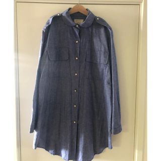 メゾンキツネ(MAISON KITSUNE')のMaison kitsune メゾンキツネ　シャツワンピース(ミニワンピース)