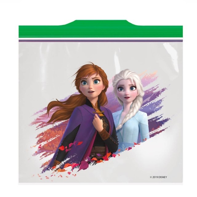 アナと雪の女王(アナトユキノジョオウ)の【バラ売り】ziploc　アナと雪の女王　サンドイッチバッグ インテリア/住まい/日用品のキッチン/食器(収納/キッチン雑貨)の商品写真