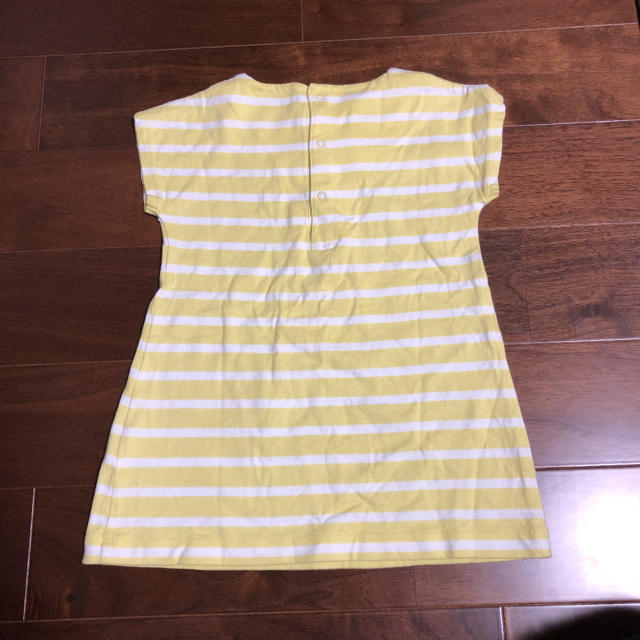 BeBe(ベベ)のBeBe ボーダーワンピース　90㎝ キッズ/ベビー/マタニティのキッズ服女の子用(90cm~)(ワンピース)の商品写真