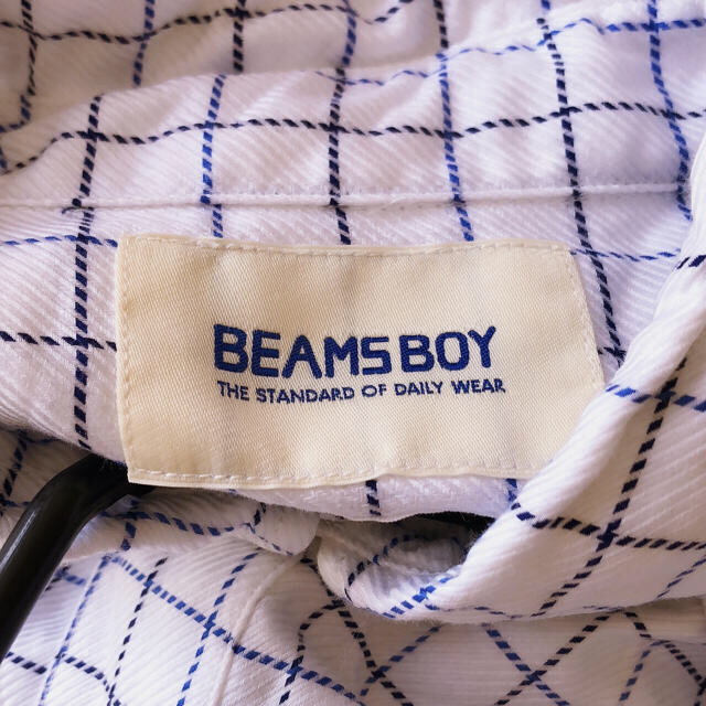 BEAMS BOY(ビームスボーイ)のBEAMS BOY ビームスボーイ チェック柄 ロングシャツ レディースのワンピース(ロングワンピース/マキシワンピース)の商品写真