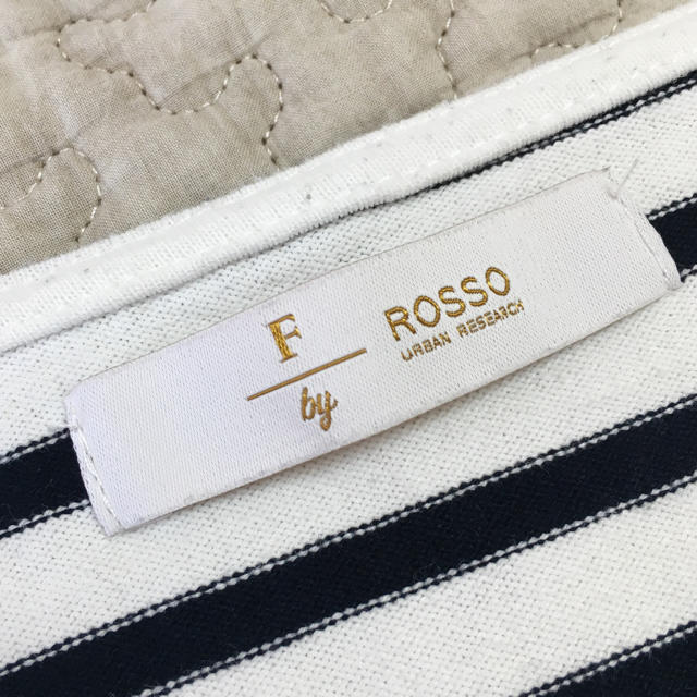 URBAN RESEARCH ROSSO(アーバンリサーチロッソ)のF by ROSSO Vネックボーダープルオーバー レディースのトップス(カットソー(長袖/七分))の商品写真