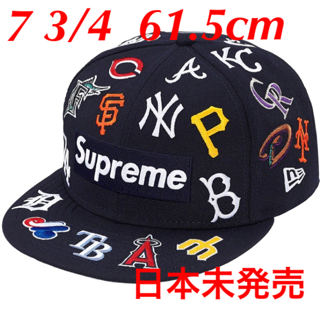 新品未使用 Supreme®/MLB New Era®  7 3/4 NAVY