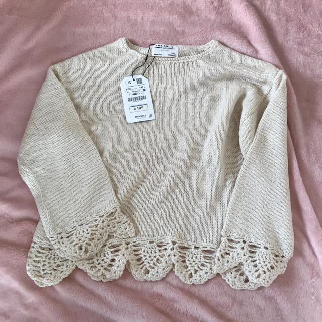 ZARA KIDS(ザラキッズ)のキッズニット キッズ/ベビー/マタニティのキッズ服女の子用(90cm~)(ニット)の商品写真