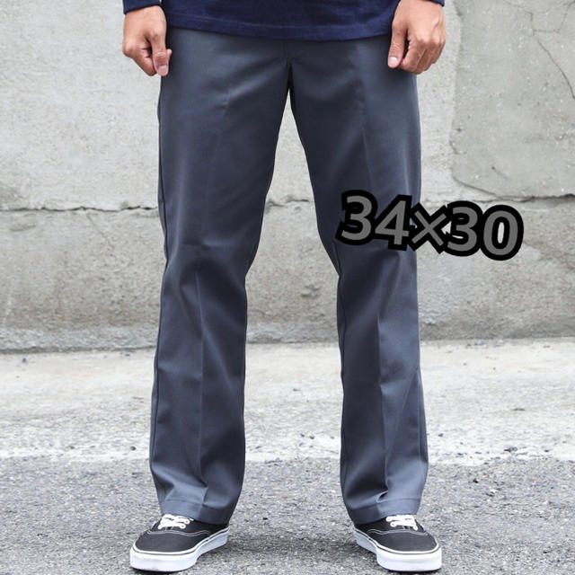 DICKIES 874 ディッキーズ   34✕30  チャコール　新品