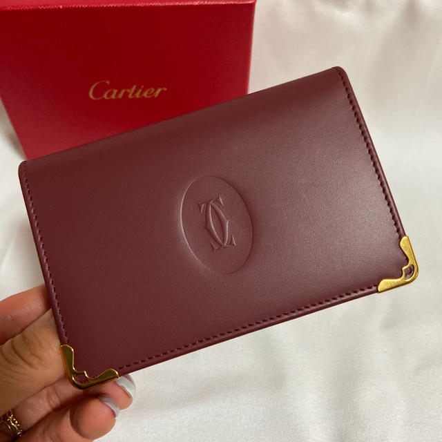 Cartier マストドゥ カルティエ カードケース 名刺入れ レザー 