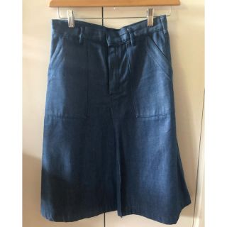 ハイク(HYKE)のHYKE デニムスカート size1(ひざ丈スカート)