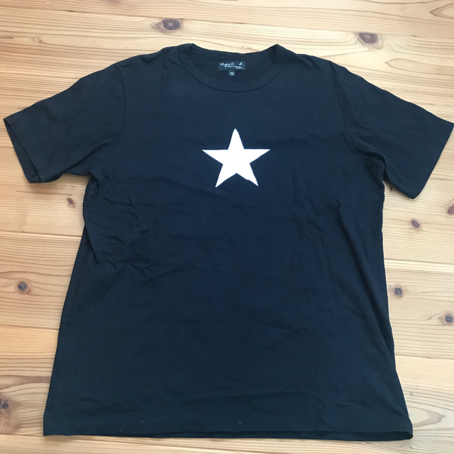 agnes b.(アニエスベー)のagnès b. HOMME エトワールTシャツ黒 メンズのトップス(Tシャツ/カットソー(半袖/袖なし))の商品写真