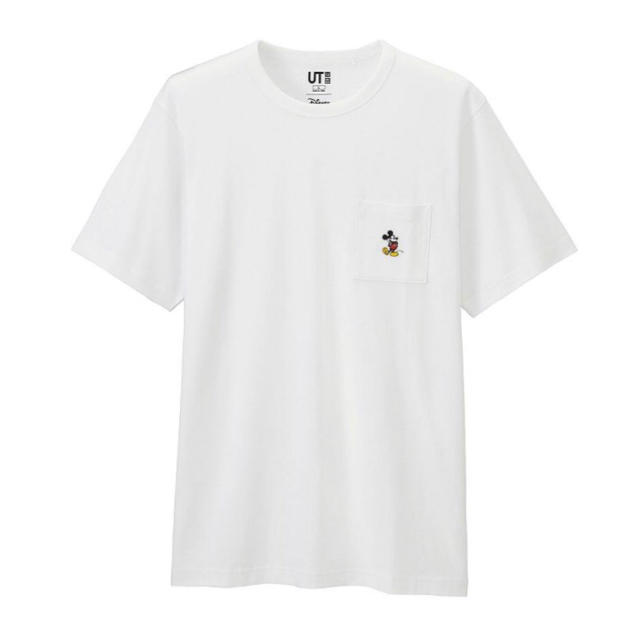 UNIQLO(ユニクロ)のユニクロ  ミッキー　ワンポイント　Tシャツ メンズのトップス(Tシャツ/カットソー(半袖/袖なし))の商品写真