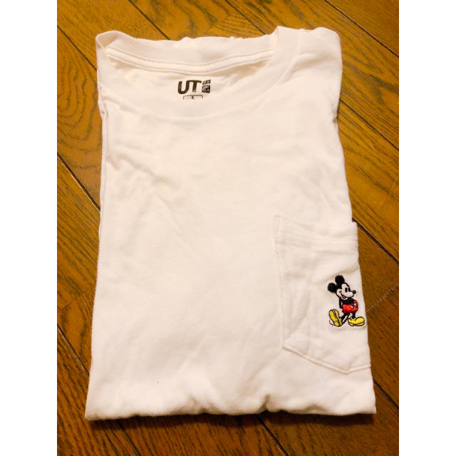 UNIQLO(ユニクロ)のユニクロ  ミッキー　ワンポイント　Tシャツ メンズのトップス(Tシャツ/カットソー(半袖/袖なし))の商品写真